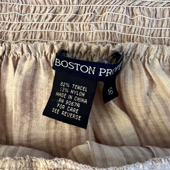 Boston Proper Brown and Cream Camisole - Picture 4 of 7